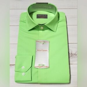 Perry Ellis Portolio The Tech + Shirt Slim Fit Dress Shirt 32/33- New With Tags